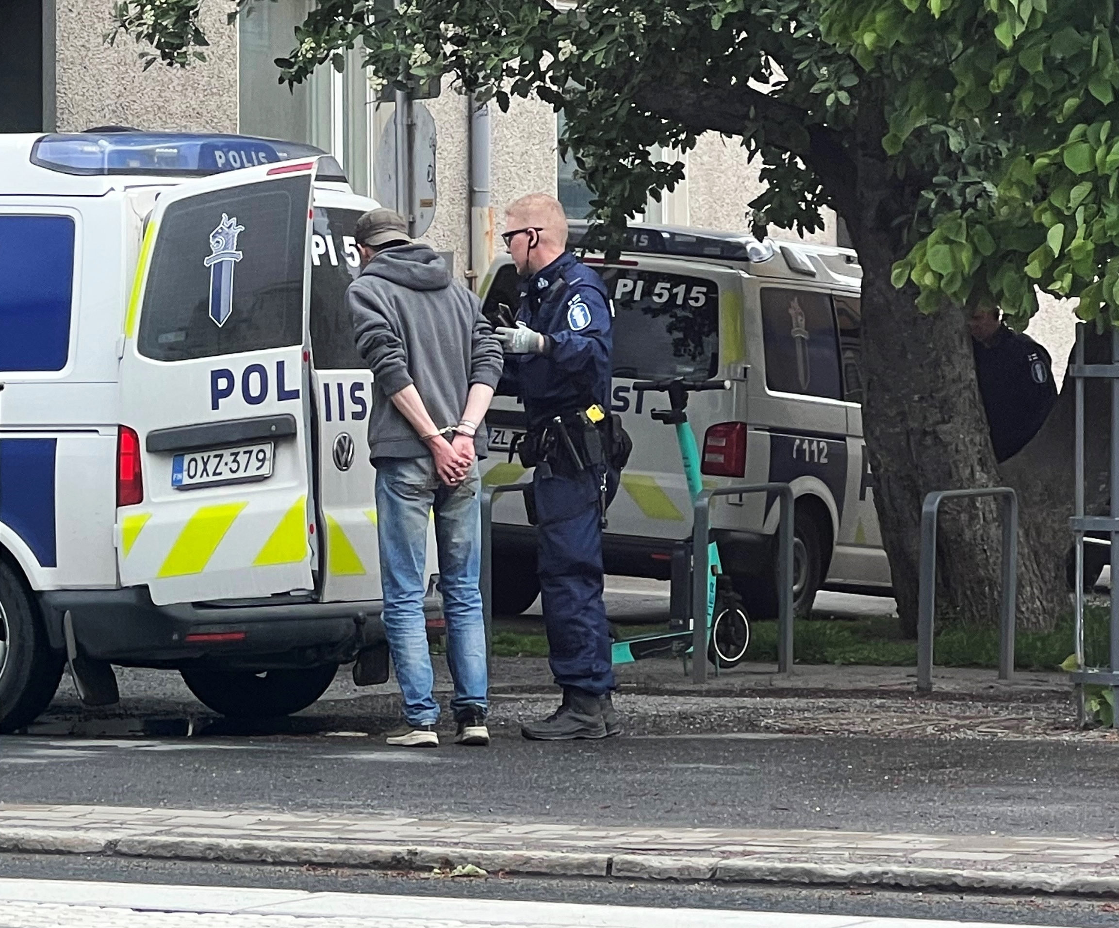 Kolmen poliisipartion pillikeikka Tampereella: Kaksi vietiin raudoissa!